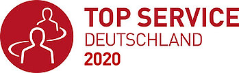 Auszeichnung: Top Service Deutschland 2020 Logo „Top Service Deutschland 2020“