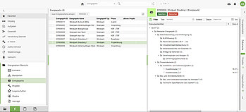 Screenshot der Benutzeroberfläche für digitale Akten in H4easy