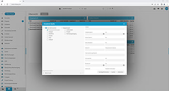 Screenshot der Benutzeroberfläche für digitale Archivierung in H4easy