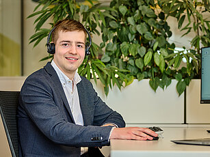 Service-Team: H4easy Bild Support-Mitarbeiter